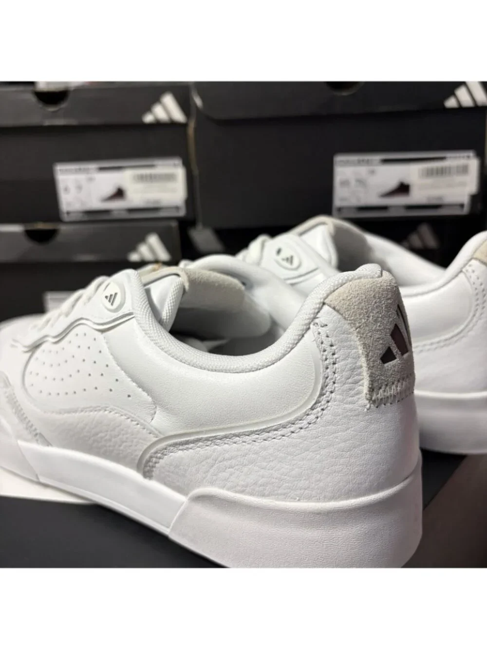 Adidas Mens Retrocross 25 Spikeless Golf Shoes Size 7 M White/Gum - IH3396 - Picture 5 of 8